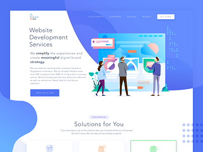 Niagaweb Concept Redesign design experimentation illustration landing page uiuxdesign website