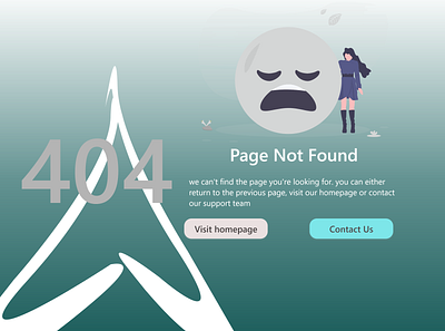 404 page design graphic design ui