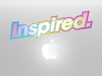 Inspired sticker