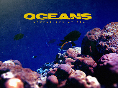 Oceans Logo background logo oceans photo water