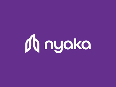 Nyaka Global Final Lockup bird icon bird logo branding corporate identity icon logo typography