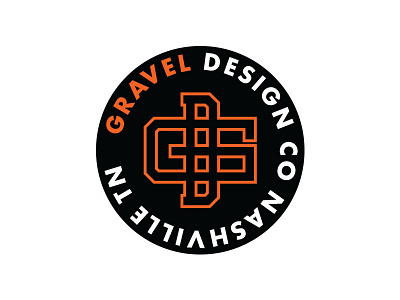 Gravel Monogram Logo badge futura lettering logo mark monogram typography