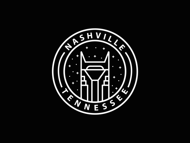Nashville Badge Animation badge branding icon logo logo animation mark nashville