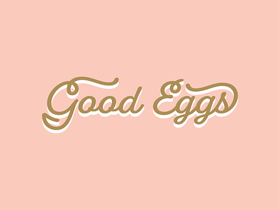 Good Eggs Assets beauty logo beauty product eggs farm farmer farmers market icon logo makeup script typeface