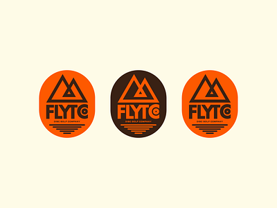 Disc Golf Badges badge branding camping disc golf icon illustration logo mark outdoor badge typography