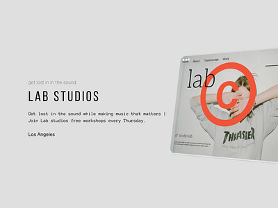 Web UI / Lab Studios