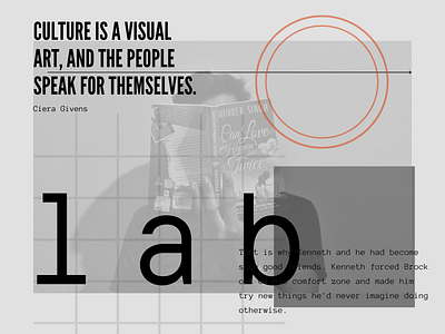 the lab. (again) design print typography ui