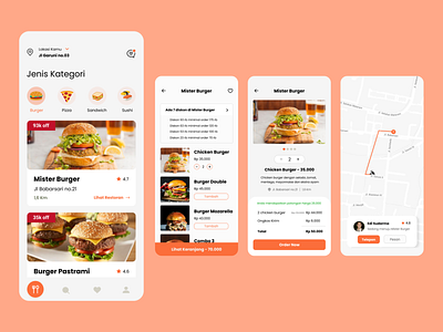 Food Delivery Apps branding graphic design mobile ui ui design ux ux design