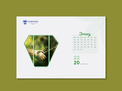 Calendar design base on company logo (Clients projects) 2022 calendar design calendar design