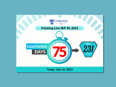 Countdown design (Clients projects) banner design poster design