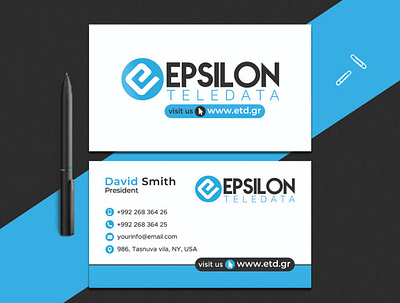 Business card design (Client project) banner designer