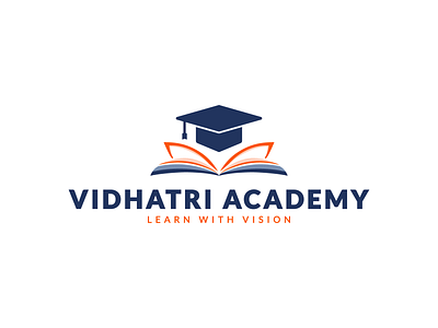 Vidhatri Academy Logo Design Project branding graphic design logo
