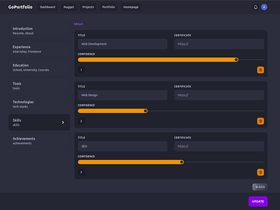 Portfolio Dashboard