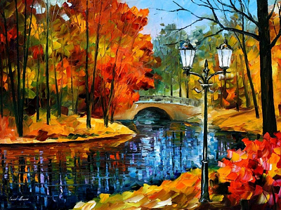 SUBLIME PARK — oil painting on canvas leonidafremov