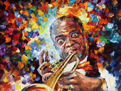 LOUIS ARMSTRONG MUSIC leonidafremov