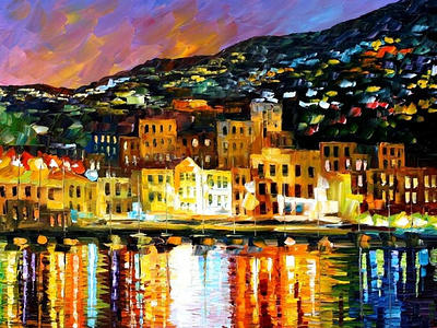 PORTUGAL - MADEIRA ISLAND — oil painting on canvas