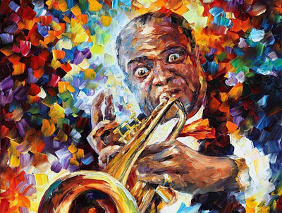 LOUIS ARMSTRONG MUSIC leonidafremov