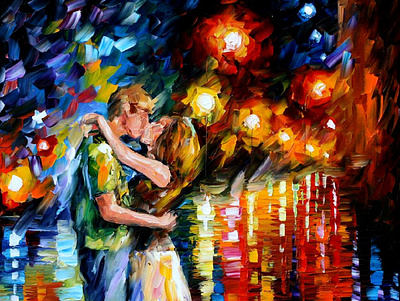 LAST KISS oilpaintingoncanvas