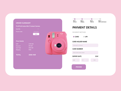 DAILYUI CHALLENGE - Credit Card Checkout Page #Dailyui #Day2 002 creditcardpage dailyui dailyui challenge ui userinterfacedesign