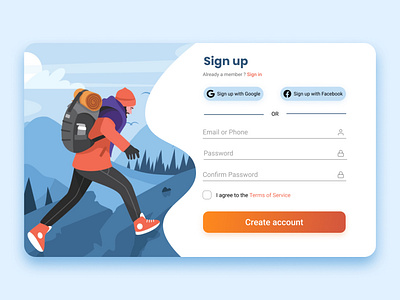 Daily UI - Sign up