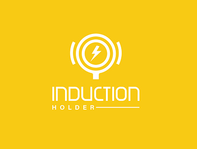 Induction Holder branding charger logo logo power logo