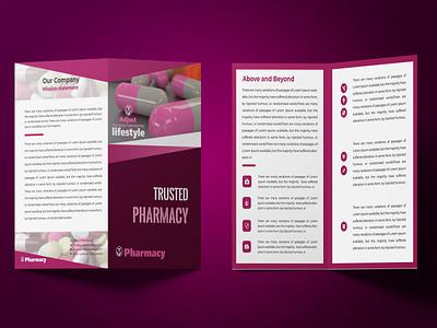 Pharmacy  Bifold Brochure Design