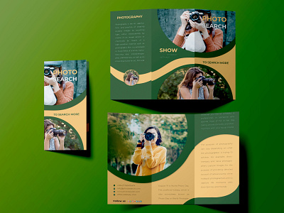 Photography Trifold Brochure Design