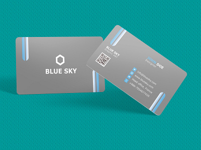 Blue Sky Business Card Design arutarsitfarm bestitfarm branding businesscard businesscarddesign design graphicdesign graphicdesigners illustration topitfarmbd visitingcard visitingcarddesign