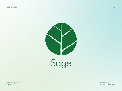 Logo Design For Sage App. animation branding branding design graphic design illustrations logo logo design logoinspiration manoj bhadana minimal logo notes notes app ui ux uxdesign