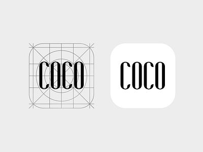 Launch icon for a fashion app - COCO