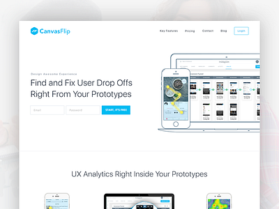 Website Design - CanvasFlip art design interaction product studio website