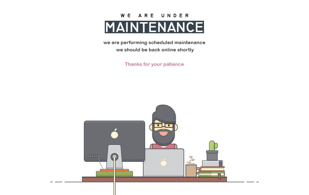 Under Maintenance Page by Manoj 🇮🇳 on Dribbble