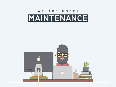 Under Maintenance Page 404 error art coming soon illustrations launching maintenance page page service undermaintenance web website