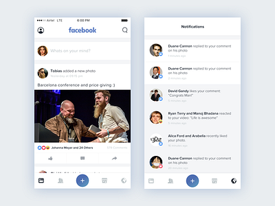 Facebook Redesign Complexion Reduction Concept concept facebook redesign