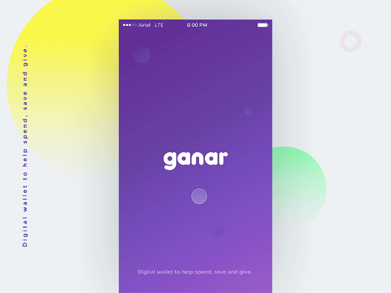 Login Interaction Design for Ganar