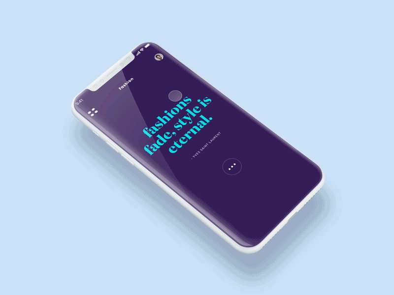 Quote Generator App Animation clean design generator ios iphonex quote quotes typography ui utility app ux