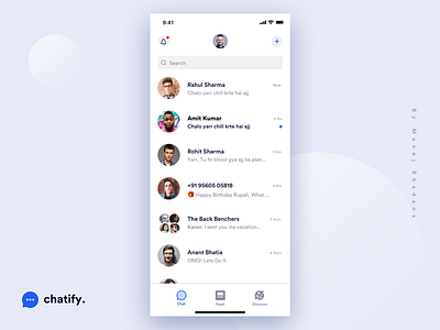 Chat Home Screen - Chatify