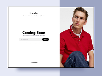 Coming Soon Screen - Website