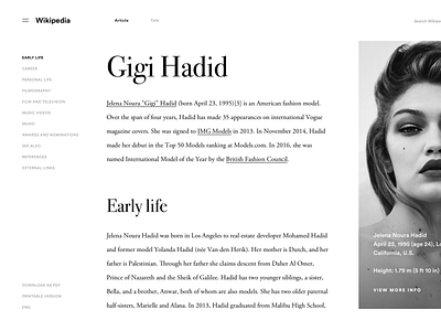 Wikipedia Reimagined By Manoj On Dribbble