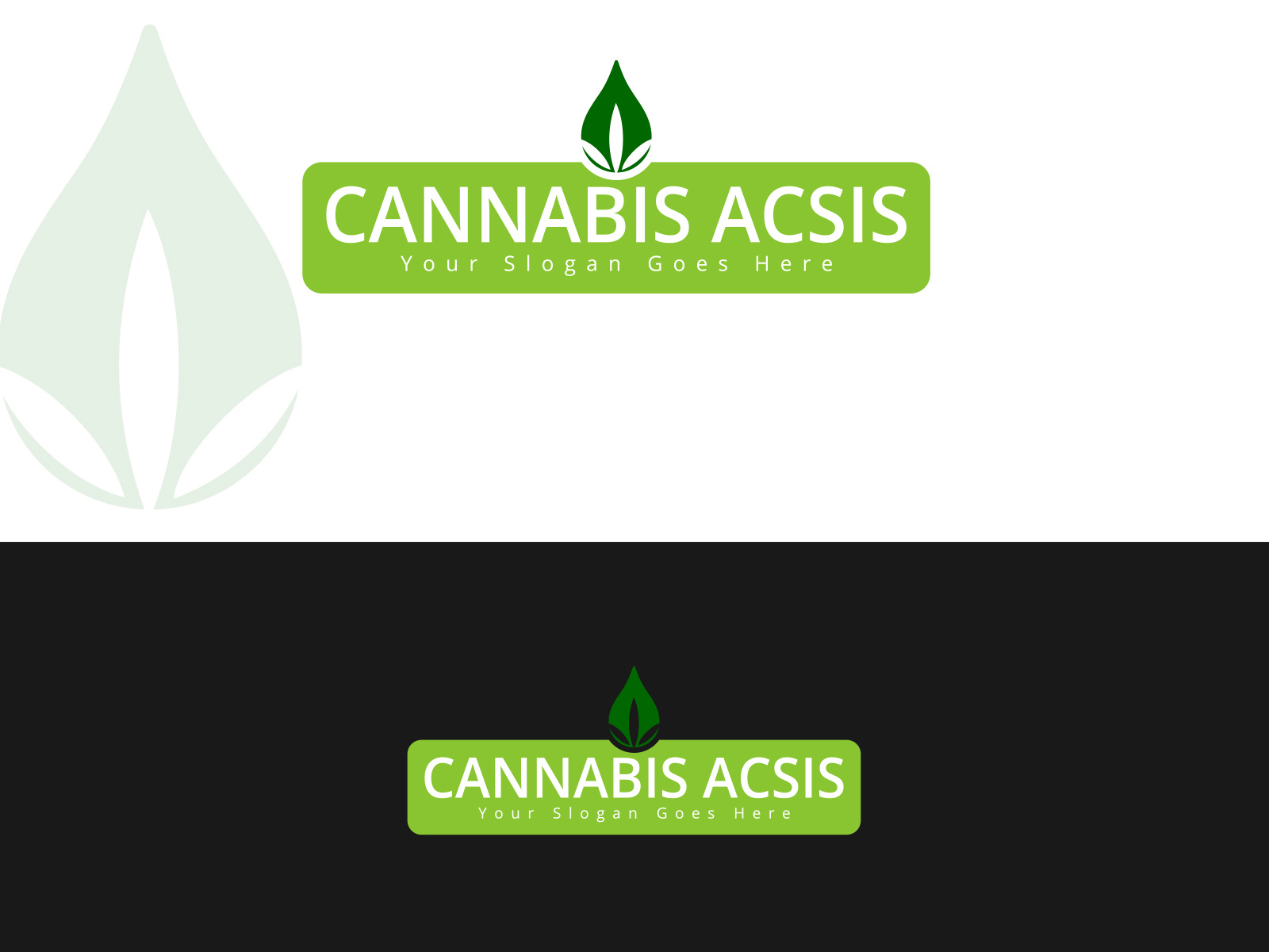 cannabis logo design || cannabis logo || logo design || logo by Rony ...