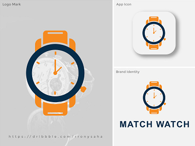 Modern Minimal Watch Shop Logo Design By rronysaha