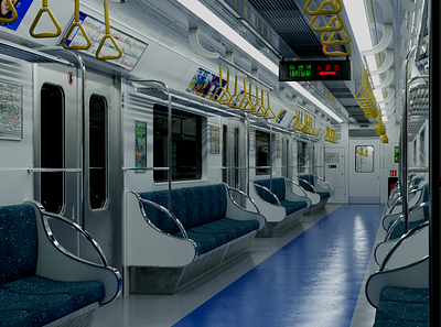 3D Korean Subway 2d animation 3d ae after effects animated logo animation brand animation design graphic design illustration logo ui