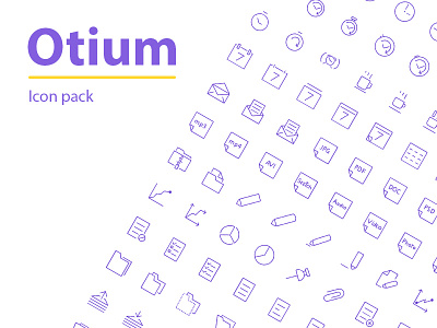 Otium Icon Pack filled icon icons outline pack simple vector