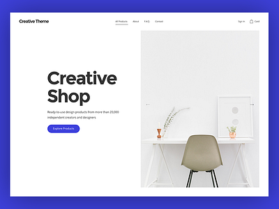 Loonar Theme creative design design landing page web design