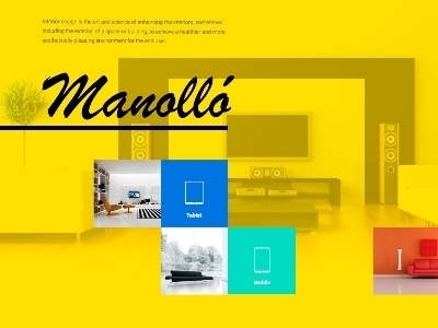 Manollo E-commerce adaptive design ecommerce fashion logodesign minimalist responvise stylish webdesign yellow