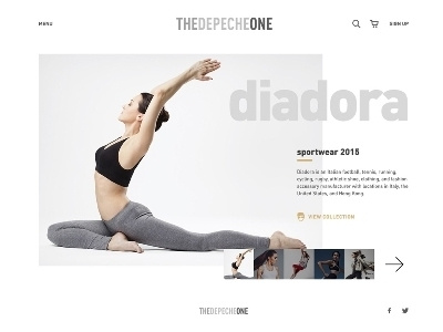 thedepecheone beautiful black ecommerce flat grey logo online store responsive shop site stylish white