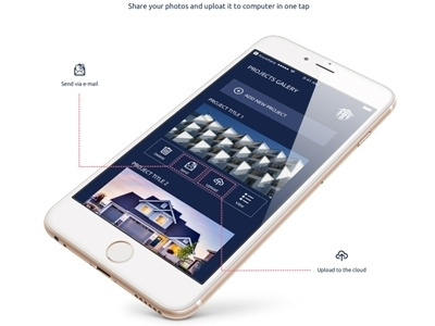 Anywhere - iOS App app application blue bright design interaction ios iphone mobile design real estate ui ux