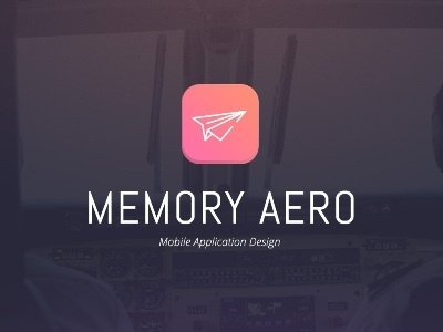 Memory Aero. iOS app + free UI kit