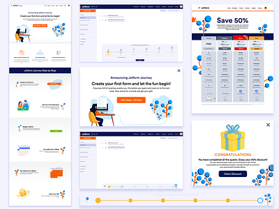 Gamification Campaign UI Kit bar campaign design illustration landing page page pricing page progress bar ui ux vector