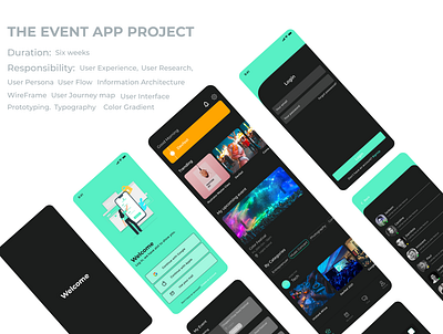 The event app animation app branding design icon illustration logo typography ui ux vector